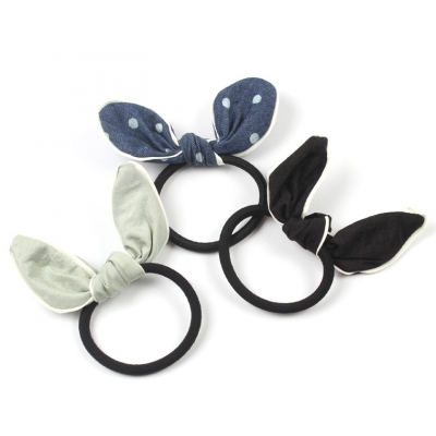 2018 charming design bowknot printed flower hair bands